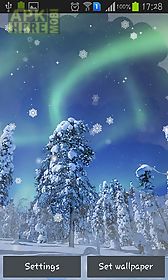 aurora: winter live wallpaper