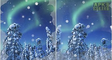 Aurora: winter Live Wallpaper