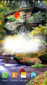 autumn waterfall 3d live wallpaper