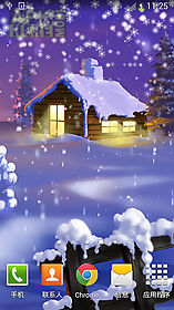 christmas snow by orchid live wallpaper