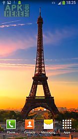 eiffel tower: paris live wallpaper