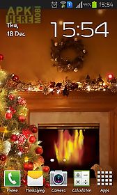 fireplace new year 2015 live wallpaper