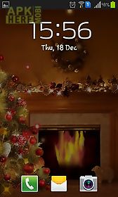 fireplace new year 2015 live wallpaper