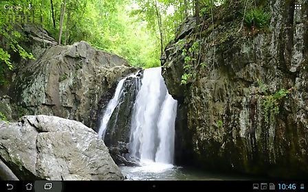 real water fall  live wallpaper