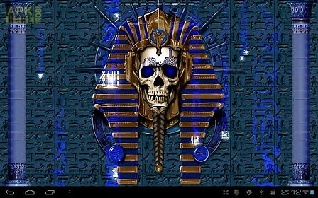 undead pharaoh skull free lwp live wallpaper