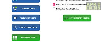 Call block - number blacklist