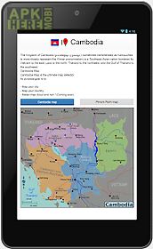 cambodia map