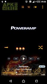 poweramp skin flames