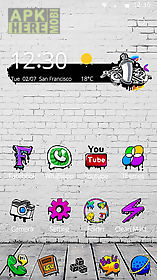 rock graffiti theme