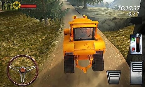 bulldozer driving 3d: hill mania