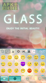 glass theme for kika keyboard