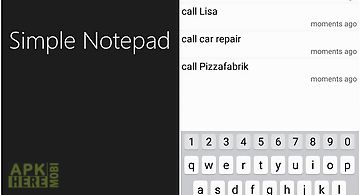 Simple notepad