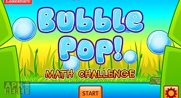 Bubble pop math challenge 1-2