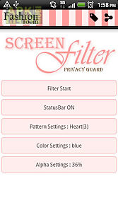 simple screen filter