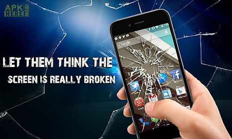 broken screen-crack app prank