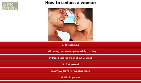 how to seduce a woman