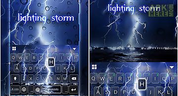 Lighting storm kika keyboard
