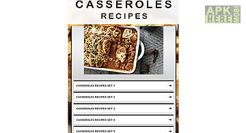 Casseroles recipe