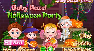 Baby hazel halloween party