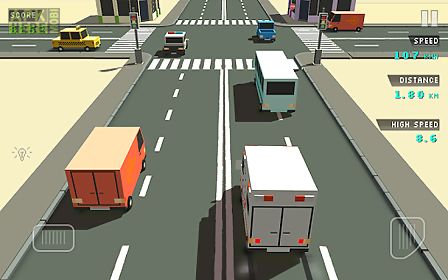 blocky traffic racer