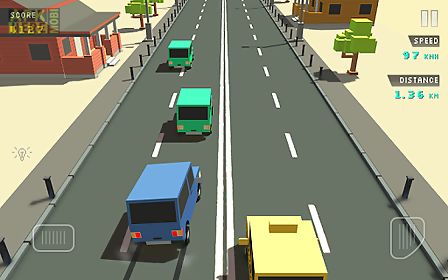 blocky traffic racer