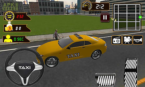 city taxi driver 3d