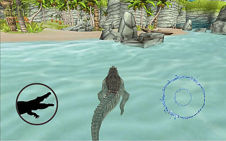 crocodile simulator beach hunt