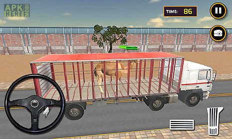 farm animals transporter truck