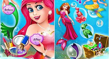 Mermaid princess makeover game