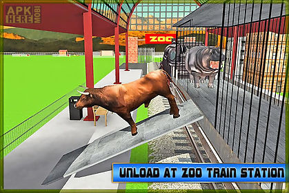 transport train: zoo animals