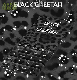 black cheetah go keyboard