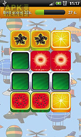 fruit memory game for kids