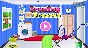 Ironing dresses girls games