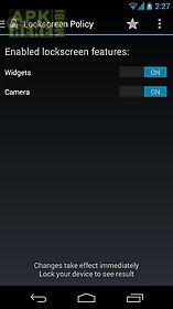 lockscreen policy (<= kitkat)
