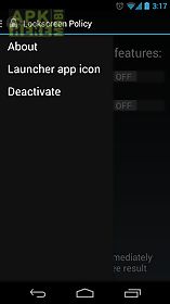 lockscreen policy (<= kitkat)