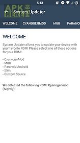 system updater (rom download)