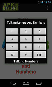 talking letters and numbers