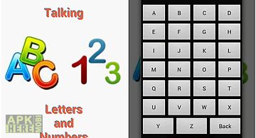Talking letters and numbers