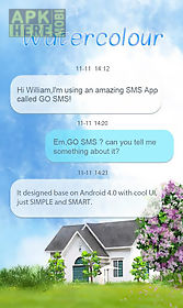 go sms pro watercolour theme