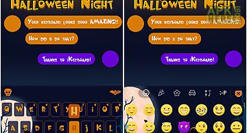 Halloweennight emoji ikeyboard
