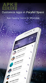 rain tapping theme for wp
