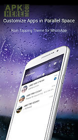 rain tapping theme for wp