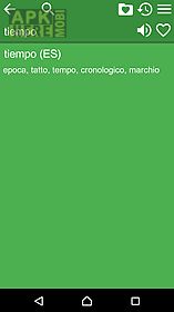 spanish italian dictionary fr