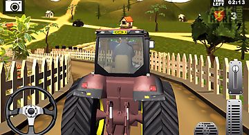 Farm tractor driver simulator