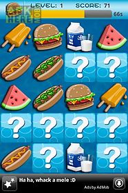 memory game for kids-fast food