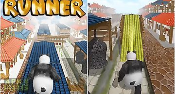 Panda runner: jump and run far