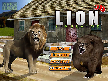 wild lion attack simulator