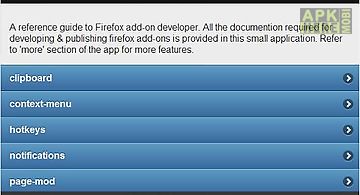 Firefox add-on developer guide