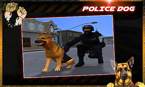 crime city police dog chase