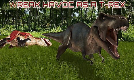 t-rex dinosaur survival sim 3d